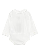 Body per neonati ETRO Kids bianco con colletto alla Peter Pan - Rubino Kids