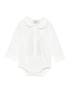 Body per neonati ETRO Kids bianco con colletto alla Peter Pan - Rubino Kids