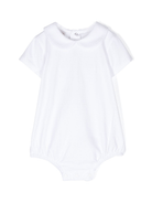Body per neonati Paz Rodriguez Esencial bianco con trama jersey - Rubino Kids