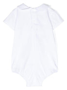 Body per neonati Paz Rodriguez Esencial bianco con trama jersey - Rubino Kids