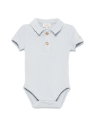 Body per neonato Donsje Moli azzurro con colletto stile polo - Rubino Kids