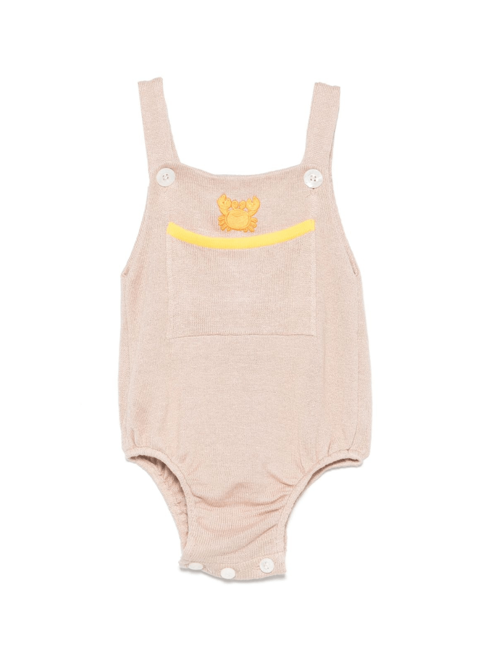 Body per neonato Gensami kids beige con applicazione - Rubino Kids