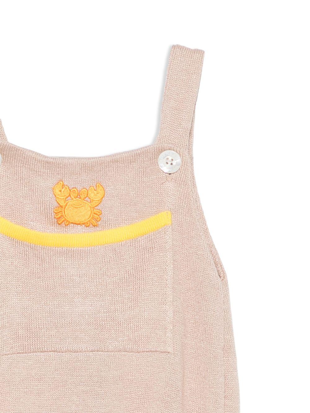 Body per neonato Gensami kids beige con applicazione - Rubino Kids