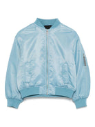 Bomber imbottito per bambino Calvin Klein Kids blu con tasca con zip - Rubino Kids