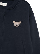 Bomber per bambino Donsje blu con ricamo koala - Rubino Kids