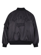 Bomber per bambino Givenchy Kids nero con ricamo - Rubino Kids