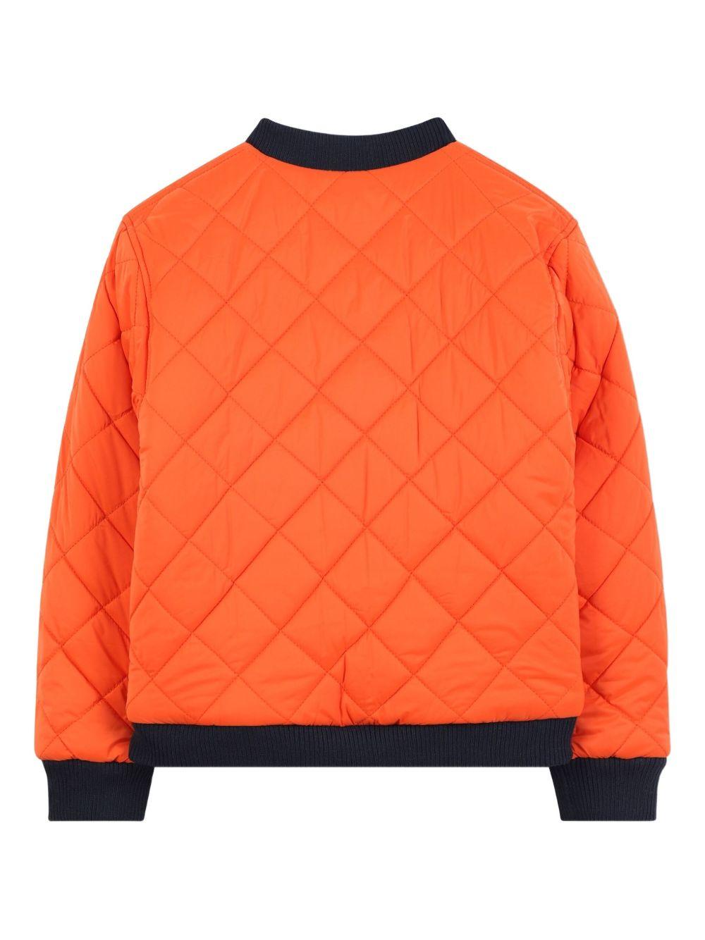 Bomber per bambino Kenzo Kids in denim double face - Rubino Kids