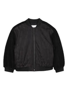 Bomber per bambino The Marc Jacobs Kids nero con inserti - Rubino Kids