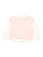 Bomber per neonata Billieblush rosa decorato con fiori e maniche a contrasto - Rubino Kids