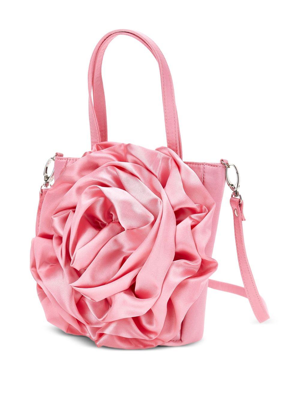 Borsa a mano per bambina Monnalisa rosa con dettaglio rosa - Rubino Kids