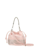 Borsa a secchiello per bambina Monnalisa rosa con manico in strass - Rubino Kids