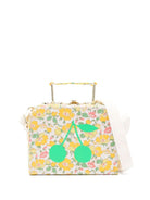 Borsa a spalla a fiori per bambina Bonpoint giallo con tracolla regolabile - Rubino Kids