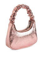 Borsa a spalla June per bambina Molo rosa con finitura metallizzata - Rubino Kids