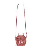 Borsa a spalla per bambina Bonpoint Jadore rosso con stampa ciliegie - Rubino Kids