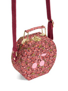 Borsa a spalla per bambina Bonpoint Jadore rosso con stampa ciliegie - Rubino Kids
