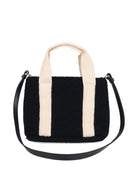 Borsa a spalla per bambina Chloé Kids nera Teddy - Rubino Kids