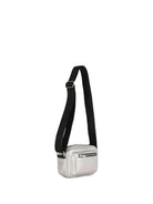 Borsa a spalla per bambina Dkny Kids argentata con tracolla regolabile - Rubino Kids