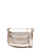 Borsa a spalla per bambina Emporio Armani Kids color oro con logo sul davanti - Rubino Kids