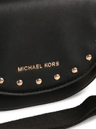 Borsa a spalla per bambina Michael Kors Kids nera con forma a mezza luna - Rubino Kids