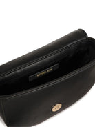 Borsa a spalla per bambina Michael Kors Kids nera con forma a mezza luna - Rubino Kids