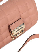Borsa a spalla per bambina Michael Kors Kids rosa trapuntata con chiusura magnetica - Rubino Kids
