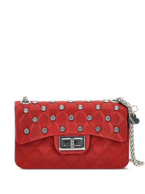 Borsa a spalla per bambina Monnalisa rossa con design trapuntato