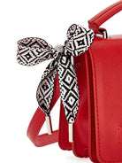 Borsa a spalla per bambina Monnalisa rossa con logo goffrato - Rubino Kids