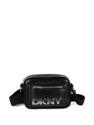 DKNY Kids Black Shoulder Bag with Adjustable Strap