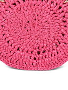 Borsa a tracolla per bambina Chloé Kids rosa con trama intrecciata - Rubino Kids