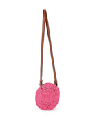 Borsa a tracolla per bambina Chloé Kids rosa con trama intrecciata - Rubino Kids