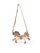 Borsa a tracolla per bambina Donsje beige a forma di cavallo - Rubino Kids