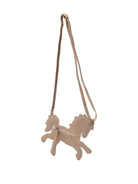 Borsa a tracolla per bambina Donsje beige a forma di cavallo - Rubino Kids