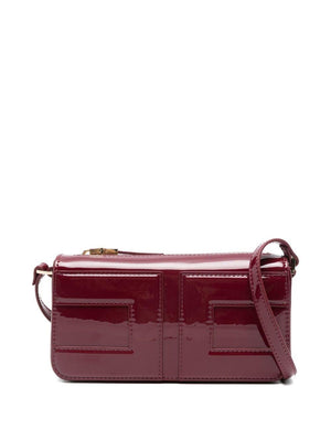 Elisabetta Franchi La Mia Bambina red shoulder bag with panelled design