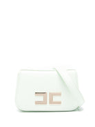 Borsa a tracolla per bambina Elisabetta Franchi La Mia Bambina verde con placca logo - Rubino Kids