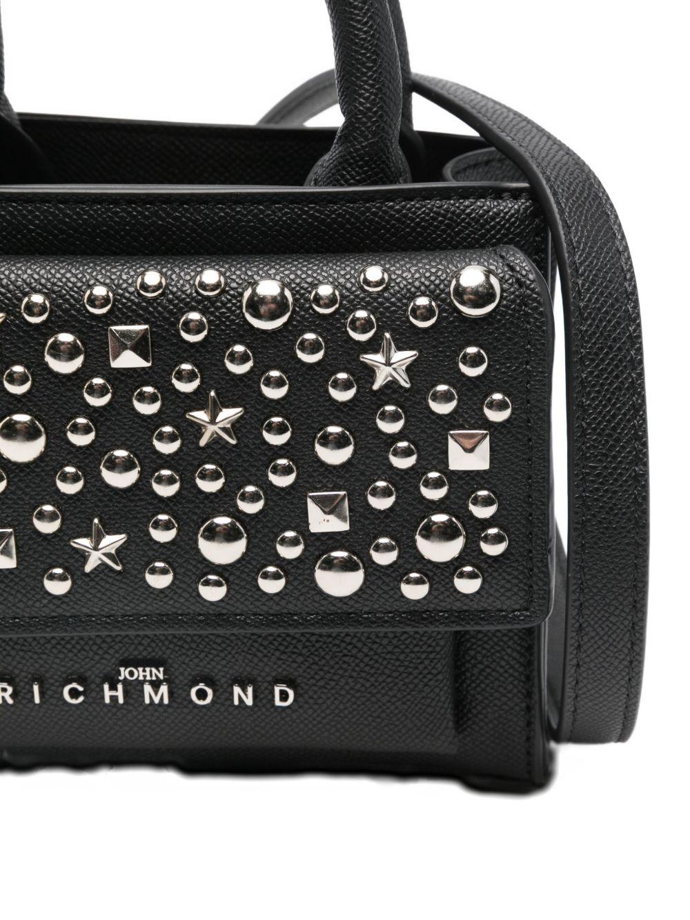 Borsa a tracolla per bambina John Richmond Junior nero borchiata - Rubino Kids