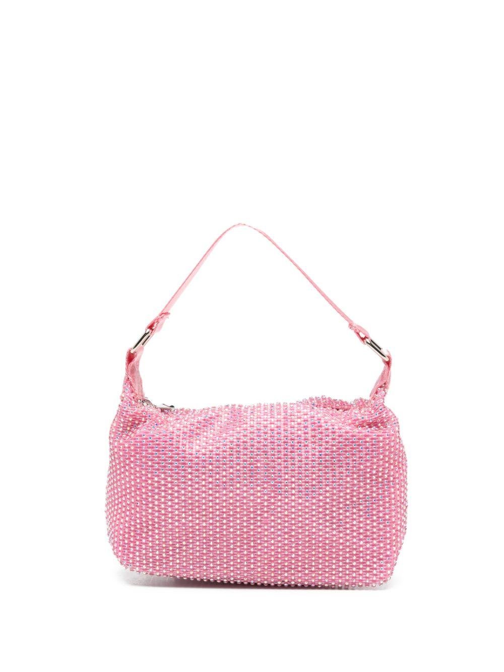 Borsa a tracolla per bambina Molo rosa con decorazioni in cristalli - Rubino Kids