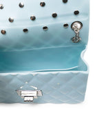 Borsa a tracolla per bambina Monnalisa azzurra con borchie trapuntate - Rubino Kids