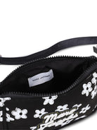 Borsa a tracolla per bambina The Marc Jacob Kids nera con stampa a fiori - Rubino Kids