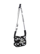 Borsa a tracolla per bambina The Marc Jacob Kids nera con stampa a fiori - Rubino Kids