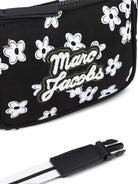 Borsa a tracolla per bambina The Marc Jacob Kids nera con stampa a fiori - Rubino Kids