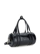 Borsa cilindrica per bambina Philosophy Di Lorenzo Serafini Kids nero in vernice - Rubino Kids