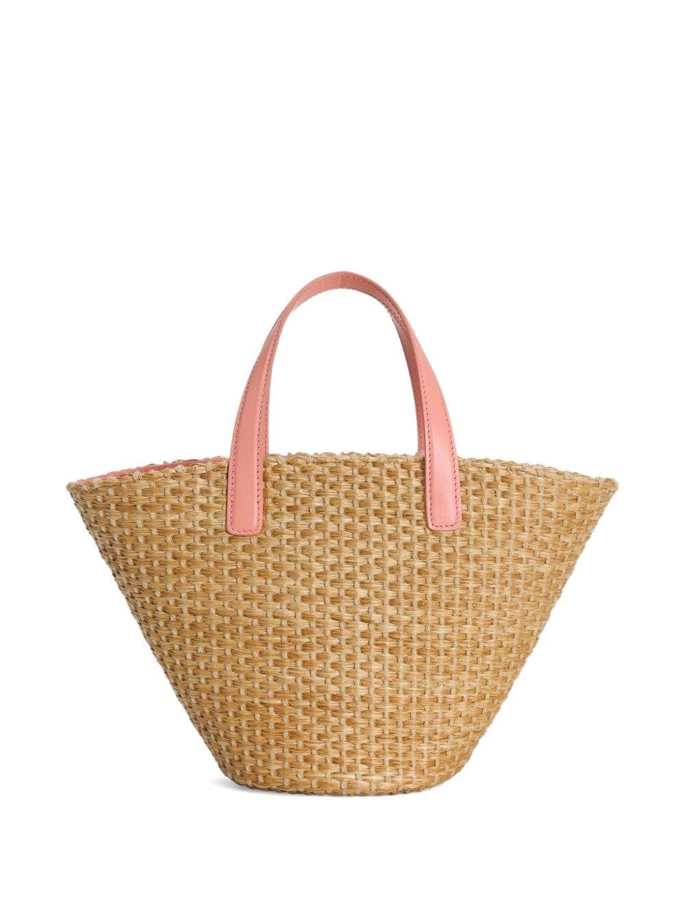 Borsa Coffa per bambina Dolce & Gabbana Kids beige con logo DG - Rubino Kids