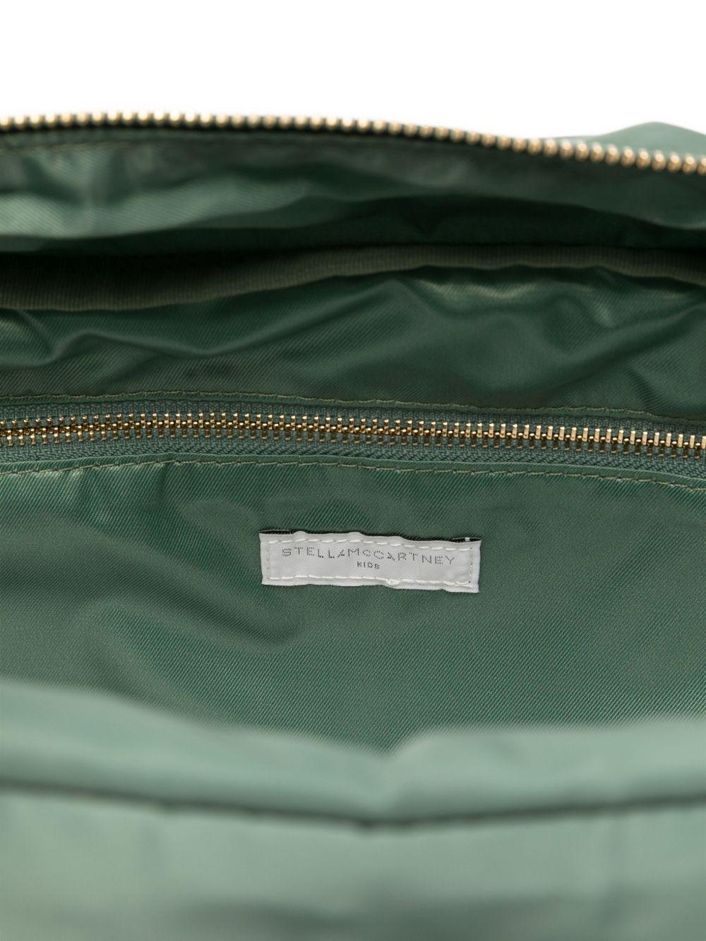 Borsa con manico per bambina Stella McCartney Kids verde con trama trapuntata - Rubino Kids