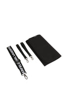 Borsa fasciatoio Ikonic e Choupette per neonati Karl Lagerfeld Kids nera con doppio manico - Rubino Kids