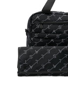 Borsa fasciatoio per bambina Stella McCartney Kids nera con logo all - over - Rubino Kids