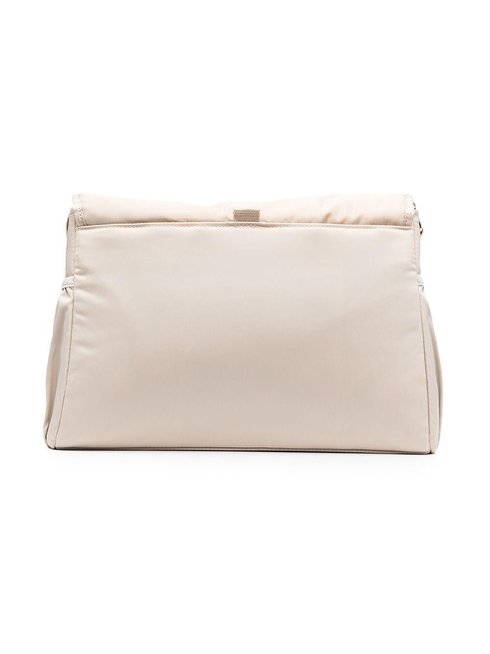 Borsa fasciatoio per neonati Emporio Armani Kids beige con applicazione - Rubino Kids
