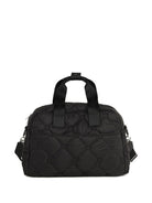 Borsa fasciatoio per neonati Givenchy Kids nera con design trapuntatura a diamante - Rubino Kids
