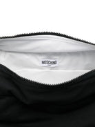 Borsa fasciatoio per neonati Moschino Kds nero con stampa Teddy Bear - Rubino Kids