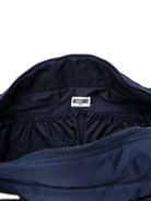 Borsa fasciatoio per neonati Moschino Kids blu navy con design trapuntato - Rubino Kids