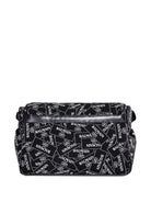 Borsa fasciatoio per neonato Balmain Kids nera con stampa - Rubino Kids